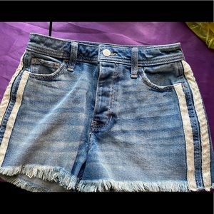 Hollister Highrise Boyfriend Button fly Shorts